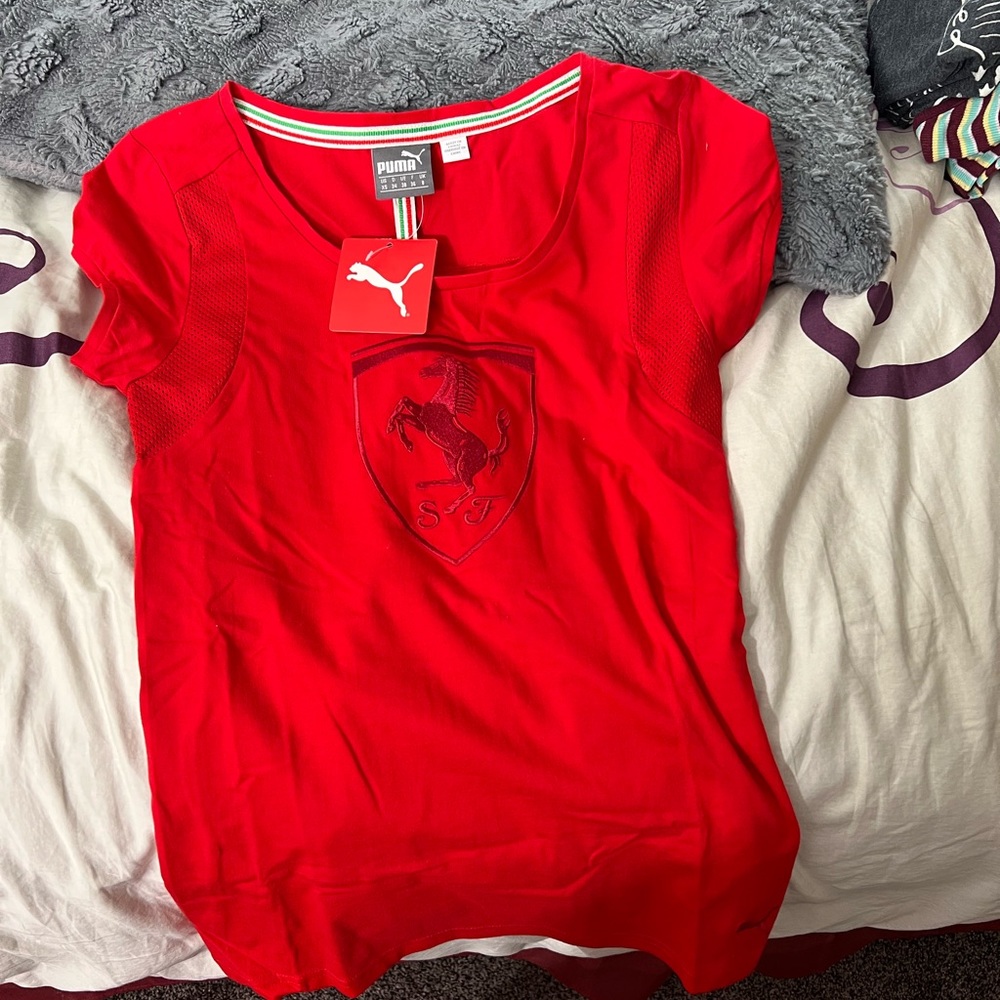 Puma brand Ferrari shirt women’s xs